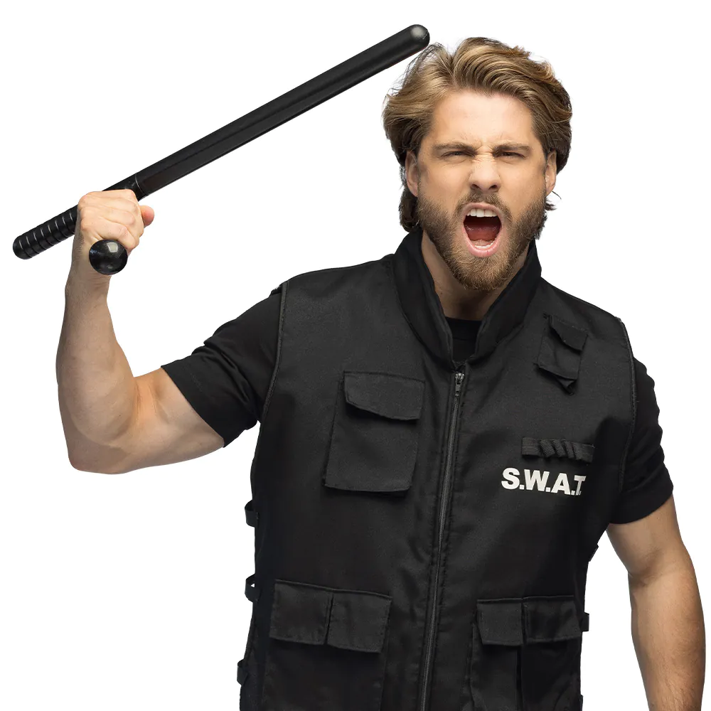 Politie Knuppel sfeerfoto