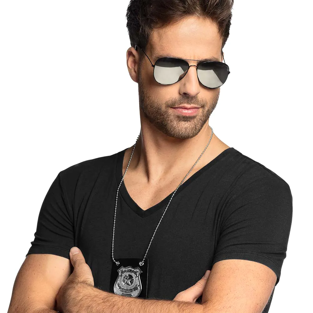 Partybril Politie Piloot Beveiliger FBI