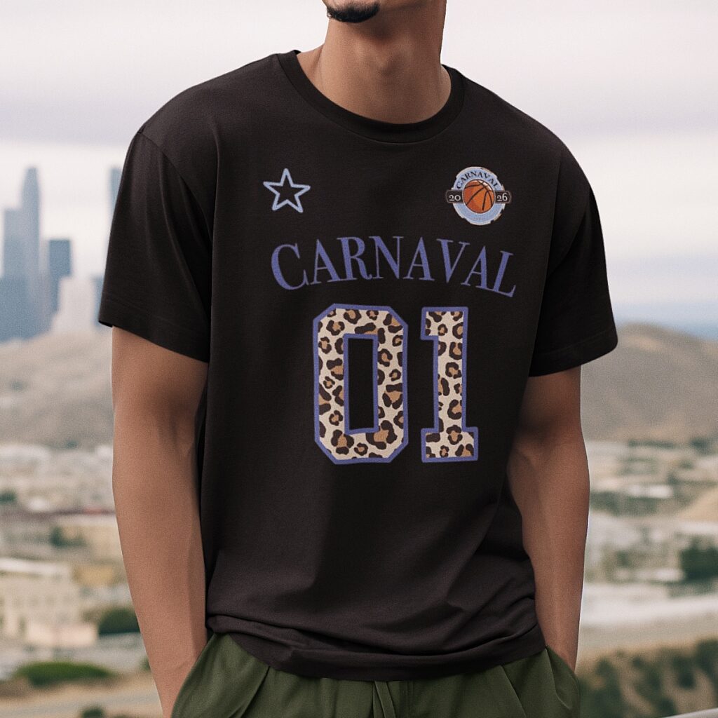 Basketbal Heren T-shirt Carnaval 01 Zwart