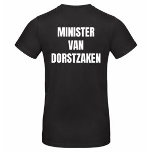 Carnaval T-shirt Minister Van Dorstzaken