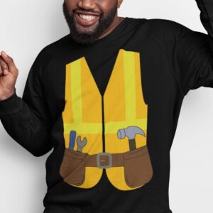 Carnaval Trui Bouwvakker Zwart