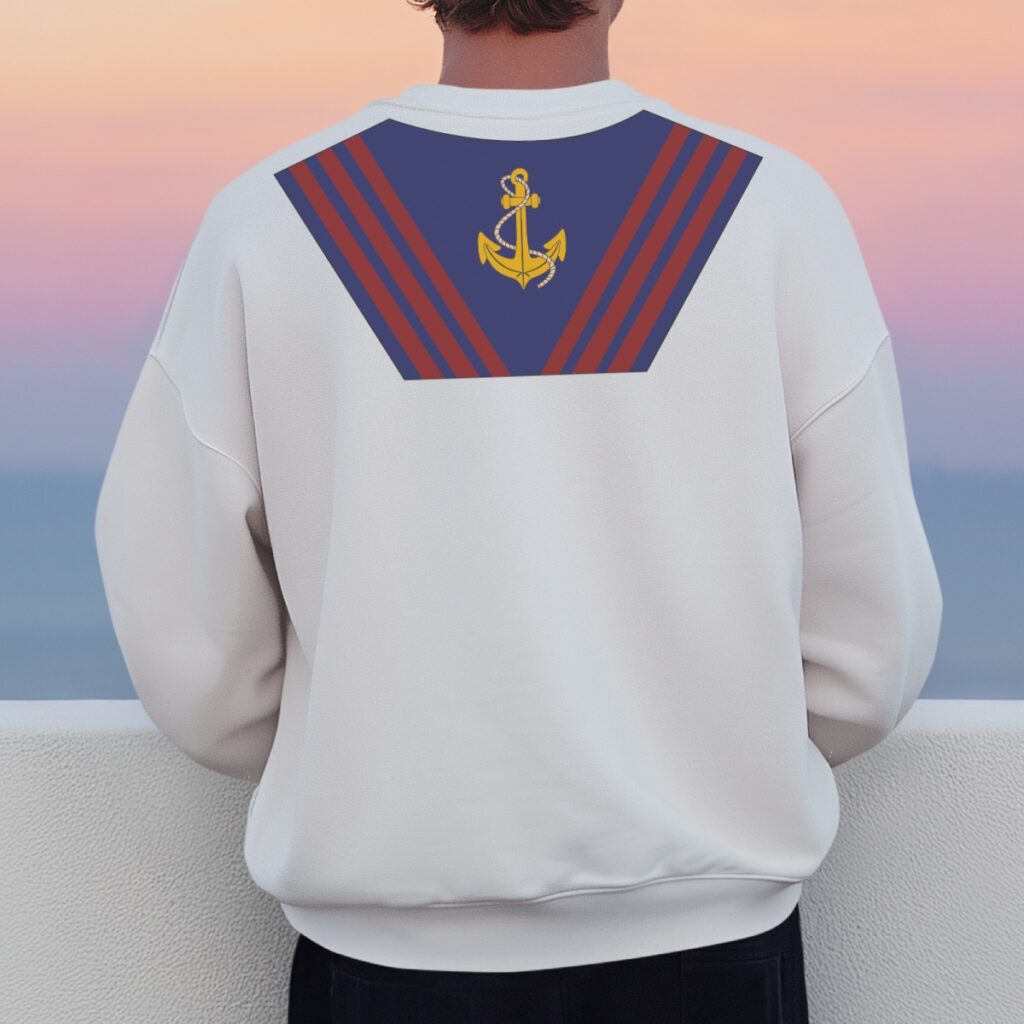 Carnaval Trui Matroos Achterkant