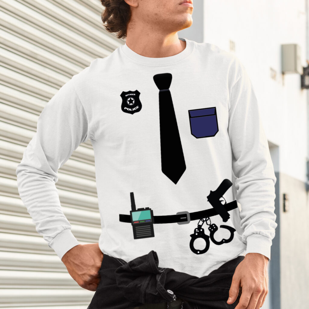 Carnaval Trui Politie Man