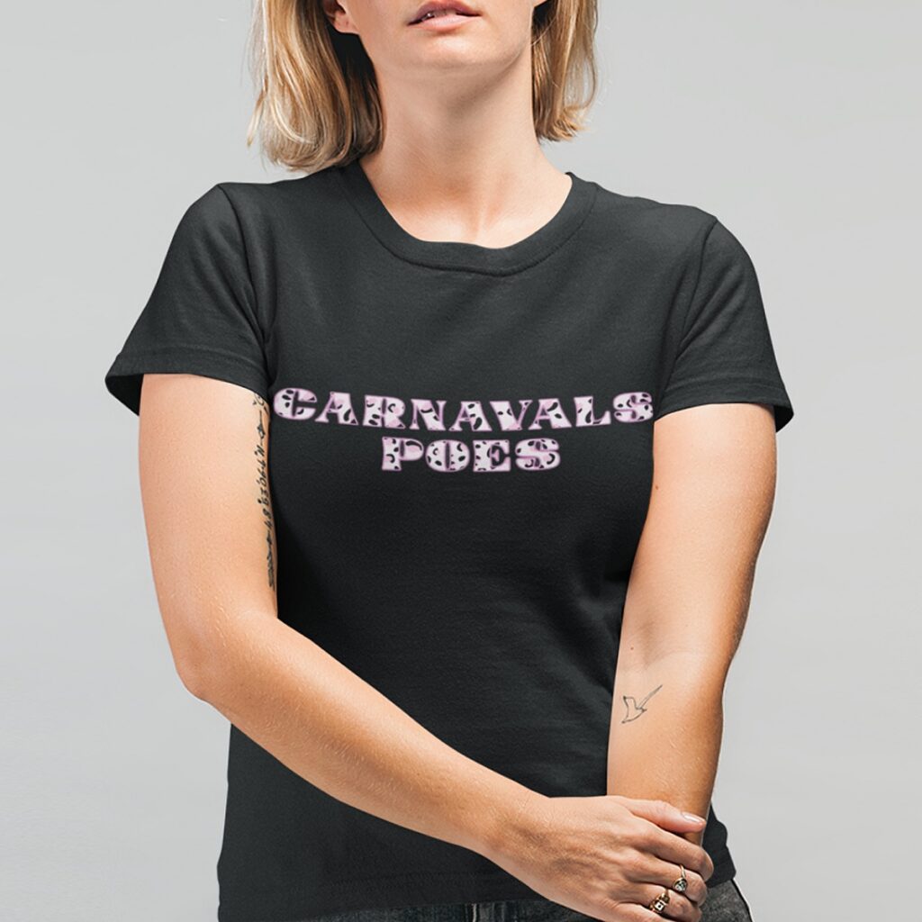 T-shirt Carnavalspoes Panter Print