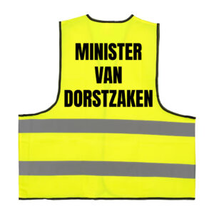 Veiligheidshesje Carnaval Minister Van Dorstzaken