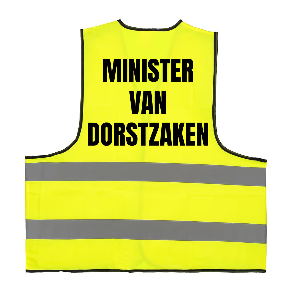 Veiligheidshesje Carnaval Minister Van Dorstzaken