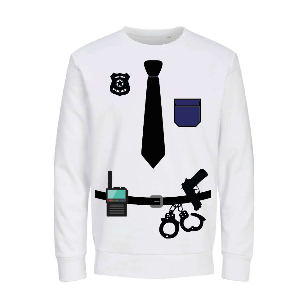 Carnaval Trui Politie Man