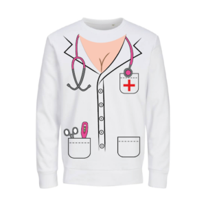 Carnaval Trui Verpleegster Wit Dames