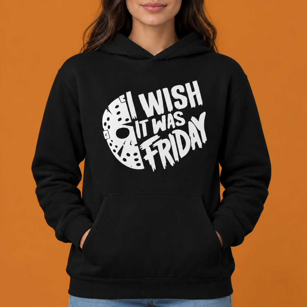 Halloween Hoodie Heren I Wish It Was Friday