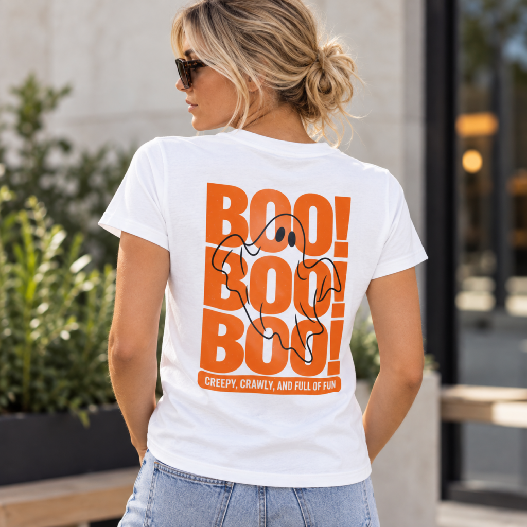 Halloween T-shirt Dames BOO!
