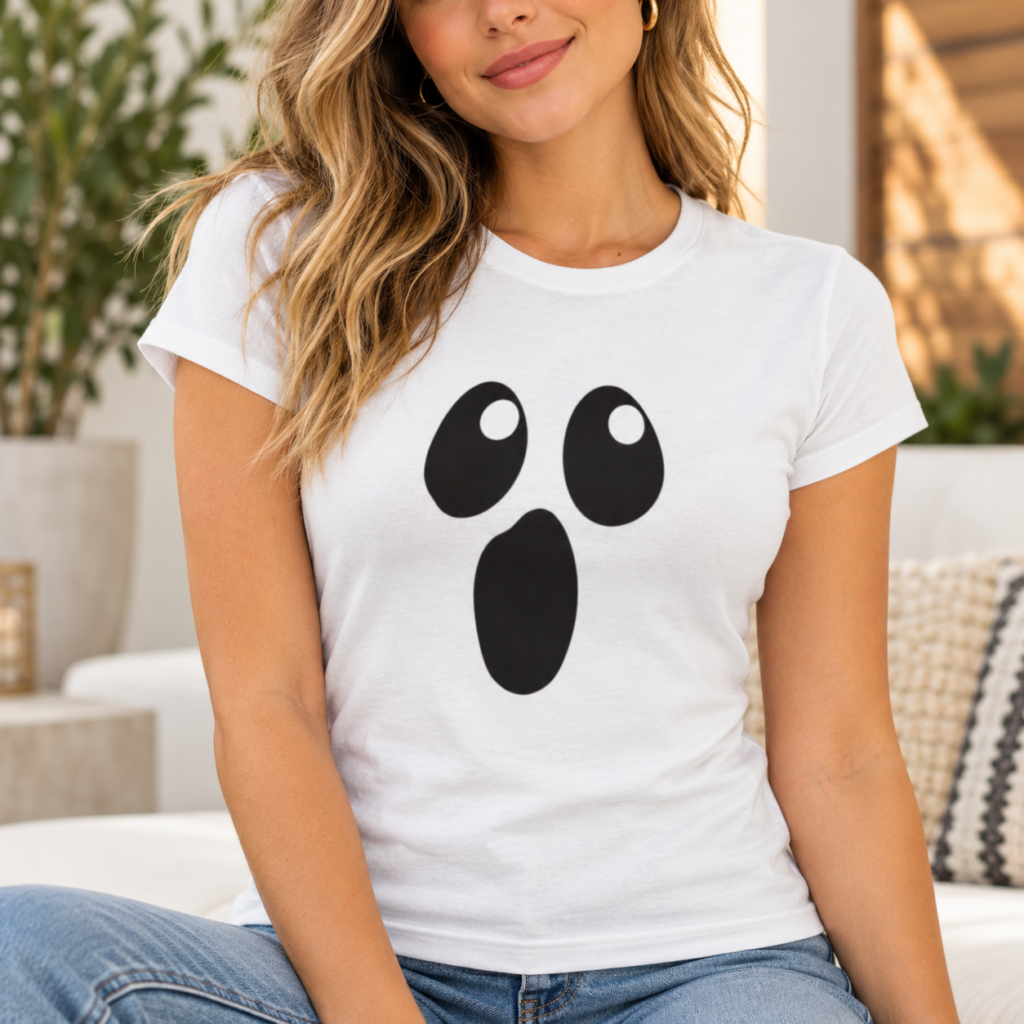 Halloween T-shirt Dames Ghost Face