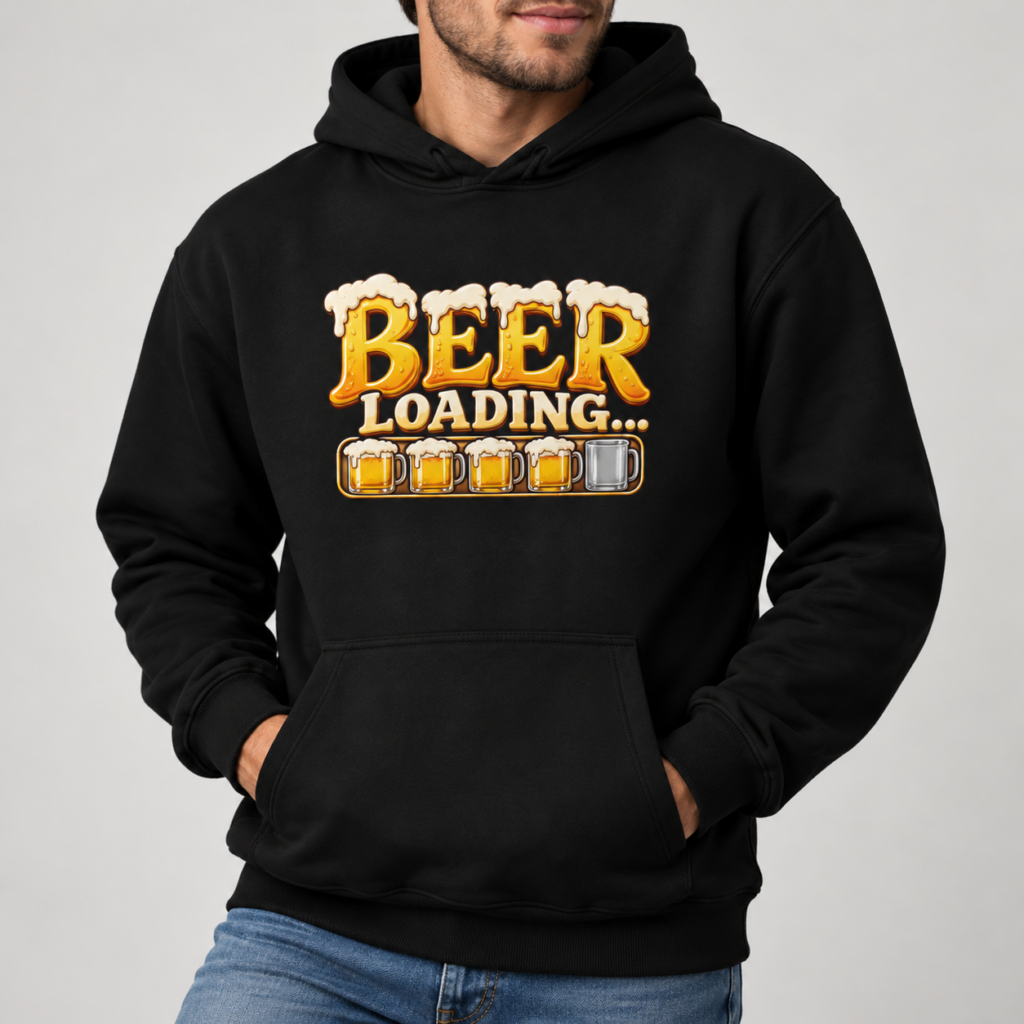 Oktoberfest Hoodie Heren Beer Loading