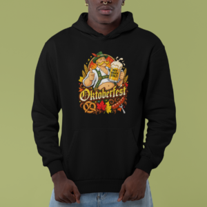 Oktoberfest Hoodie Heren Bier Bauch Stolz