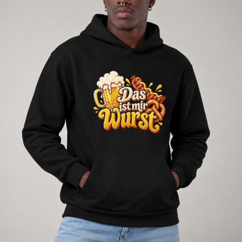 Oktoberfest Hoodie Heren Das Ist Mir Wurst