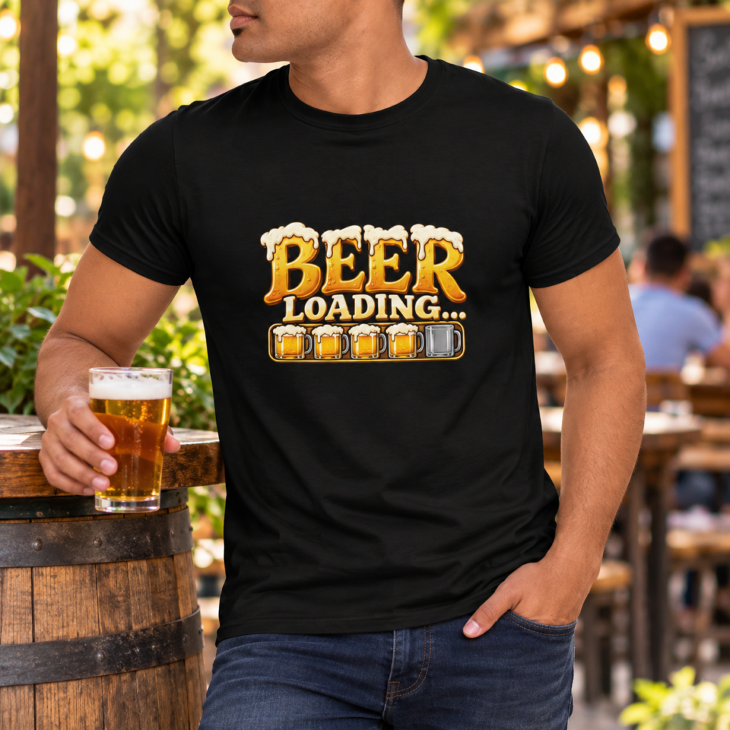 Oktoberfest T-shirt Heren Beer Loading